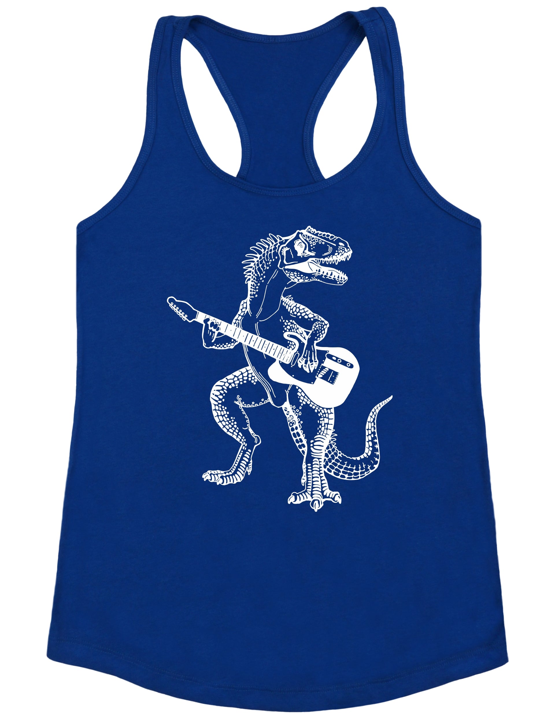 seembo-dinosaur-playing-guitar-animal-guitarist-musician-music-band-women-royal-tank-top